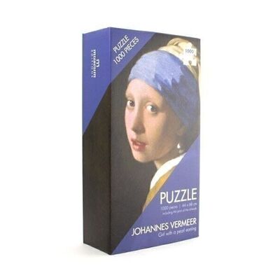 Puzzle, 1000 pièces, Vermeer, Fille à la Perle