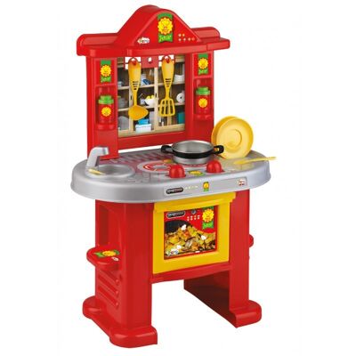 Kitchen imitation set with Mister chef red and yellow accessories