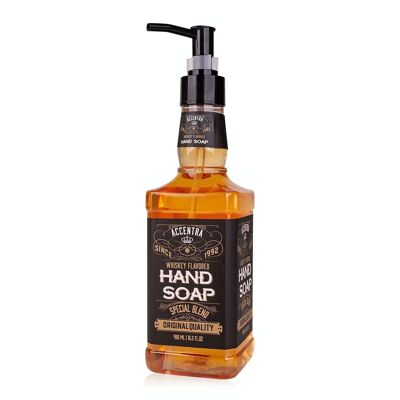 Savon pour les mains SPECIAL BLEND en distributeur à pompe au design whisky, distributeur de savon avec savon liquide