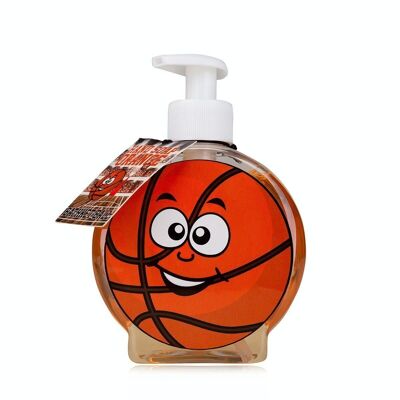Hand soap BATHKET-BALL in pump dispenser basketball, soap dispenser with liquid soap