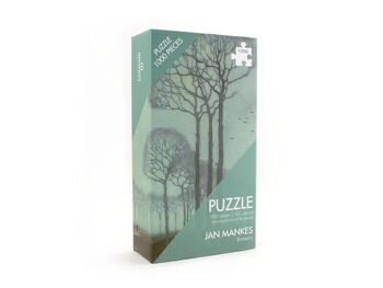 Puzzle, 1000 pièces, Jan Mankes, Rangée d'arbres 1