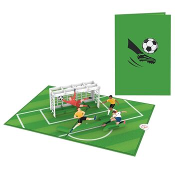 Carte pop-up football 2
