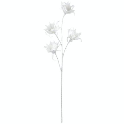 Fiore di gommapiuma "Bianco" VE 4
