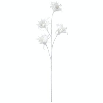 Fleur en mousse "Bianco" VE 4