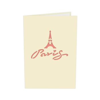 Carte pop-up Tour Eiffel 5