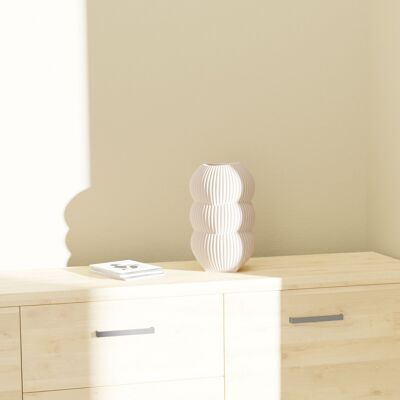Vaso decorativo DENA 30 CM - INCLUDE CONTENITORE IN VETRO