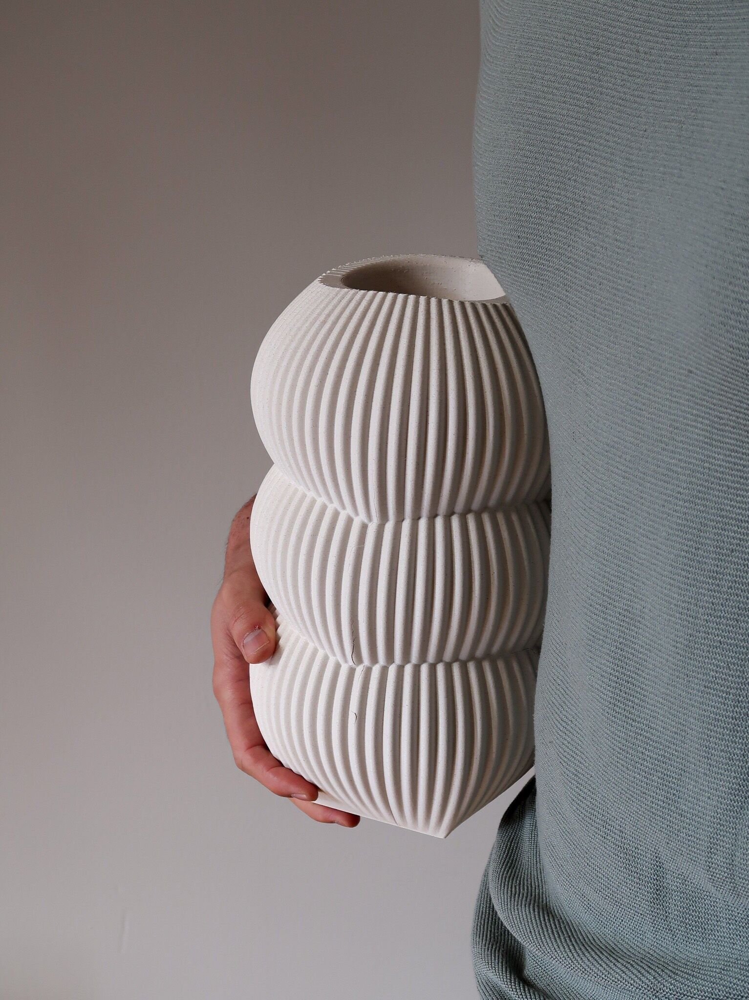 DENA Dekovase 30 CM - INKLUSIVE GLASBEHÄLTER