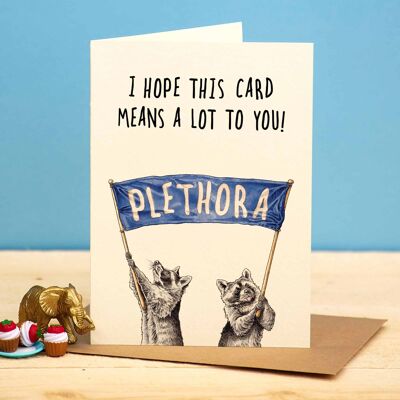 Plethora Card - Everyday Card
