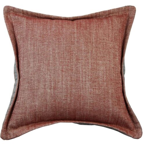 Rhumba Accent Burnt Orange + Grey Cushion