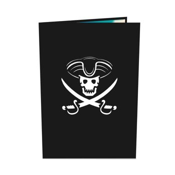 Carte pop-up bateau pirate 5
