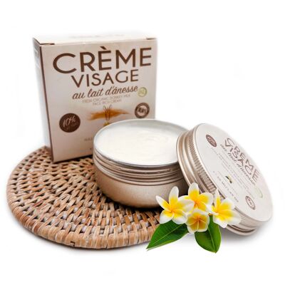 Moisturizing Face Cream with Fresh and Organic Donkey Milk 10%