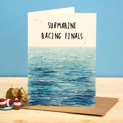 Submarine Racing Card - Everyday Card - Funny