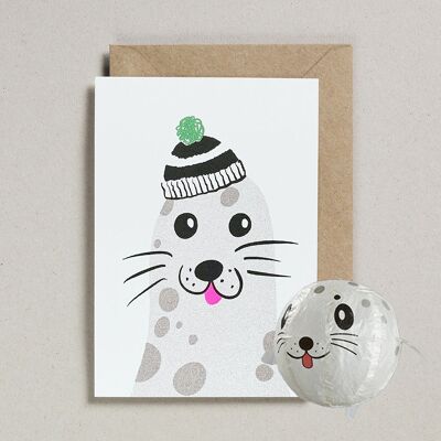 Japanese Paper Balloon Cards (Pack of 6) - Seal