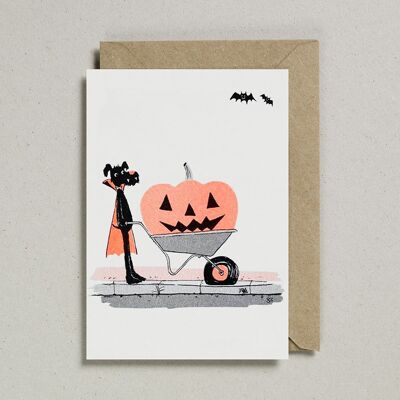 Cartes Rascals (Lot de 6) - Chien d'Halloween