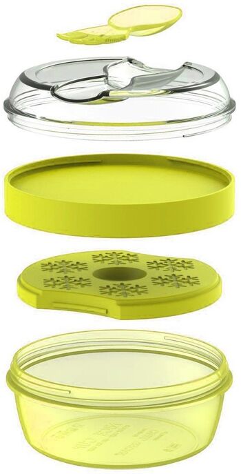 N'ice Cup, boîte à collation avec disque de refroidissement - Citron vert 5