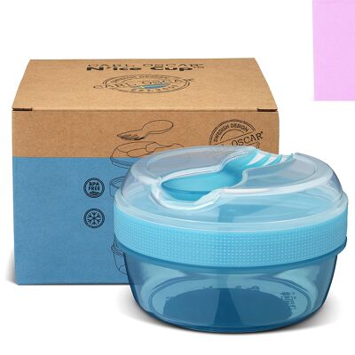 N'ice Cup, snack box with cooling disc - Turquoise