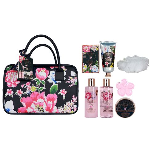 coffret de bain fête des mères au parfum délicat de pivoine - 7pcs