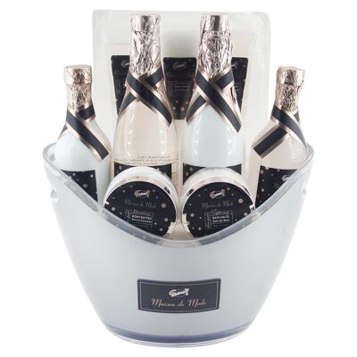 Set da bagno e cura premium - Secchiello per champagne - Giglio e Fresia
