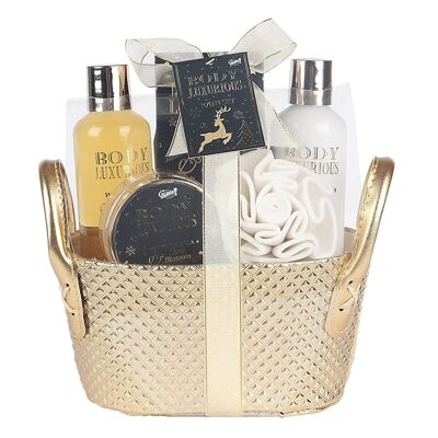 Gourmet body care basket - Vanilla & Linden - Gift idea