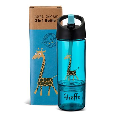 Borraccia 2 in 1, Kids 0,3 + 0,15 L - Turchese