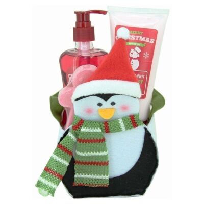 Well-being body box and blackberry bath with its Snowman