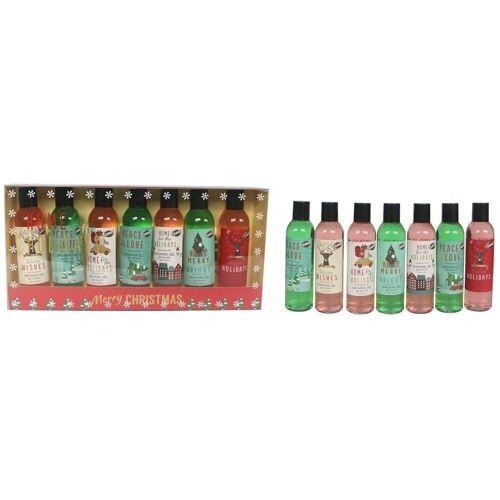 coffret de bain parfum fruité de grenade - 7pcs