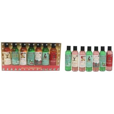 set da bagno al profumo fruttato di melograno - 7 pezzi