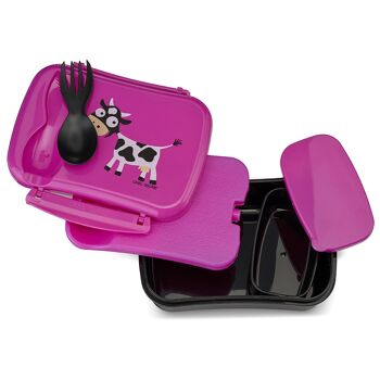 N'ice Box Kids, Lunch box avec pack réfrigérant - Violet 2