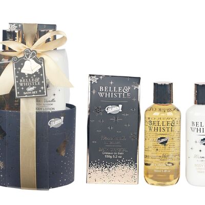 coffret de bain bien-être à la vanille et tilleul - Idée cadeau femme