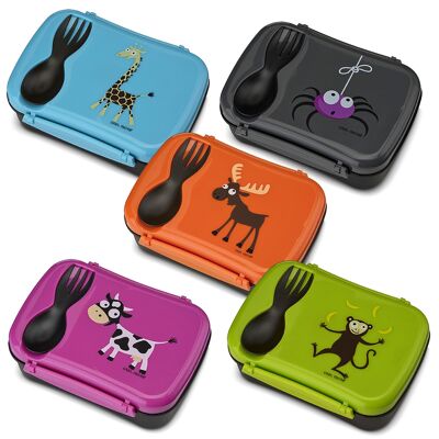 N'ice Box Kids, Lunch box avec pack réfrigérant - Couleurs mélangées (3x5 pcs)