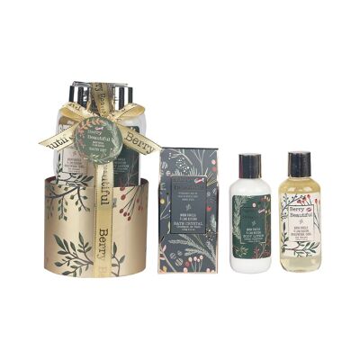 Coffret soin de bain à la vanille et fleur de tilleul - Idée cadeau