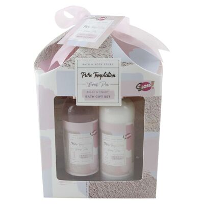 Well-being beauty gift set with rose