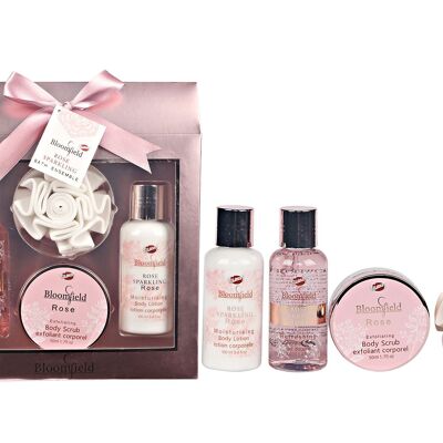 Caja de regalo de belleza - Set de baño Rose - Colección Bloomfield
