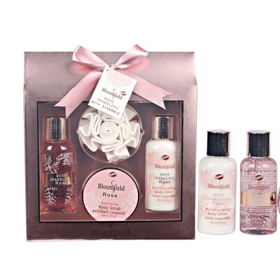 Caja de regalo de belleza - Set de baño Rose - Colección Bloomfield