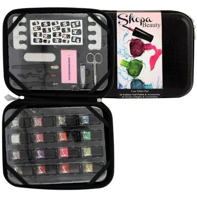 Shopa Beauty – Maniküre-Set, Tablet-Pad