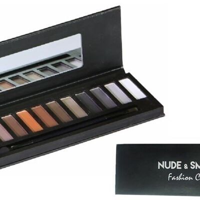 Nude- und Smoky-Make-up-Palette – 14 Stück