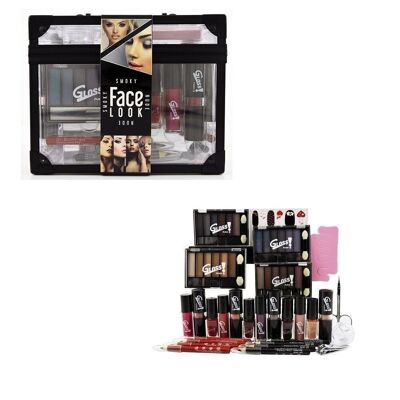 Makeup case Essential black - 44pcs