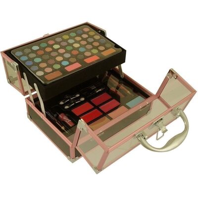 Coffret beauté de bain - Cage rose en métal incluant une fleur de massage -  Collection Vintage - Rose - UNIVERSAL BEAUTY MARKET