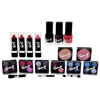 Mallette de maquillage Fashion Model noir - 33pcs 2