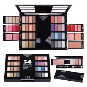 Palette de maquillage détachable customisable noir - 54pcs