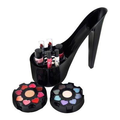 Shoe size makeup and manicure gift box