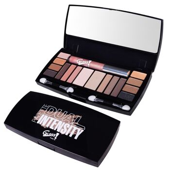 Palette de maquillage Dual Intensity noir - 19pcs 1