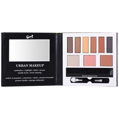 Palette de maquillage Mini Book noir - 9pcs