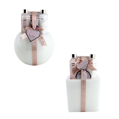 CDLE-RD/SQ - Caja Mixta Cesta Round & Square Candle