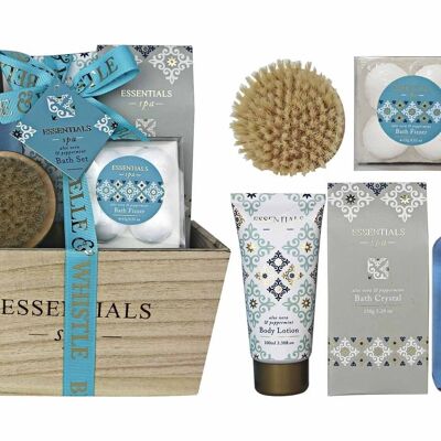 ESSENTIALS SPA - Corbeille Bain Bois