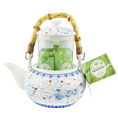 Verbena scented tea basket