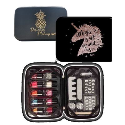 NAIL ART - Mixed Coli Ipad cover Manicure set