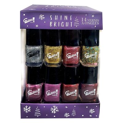 SHINE BRIGHT - Juego de esmaltes de uñas