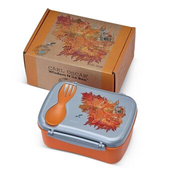 Wisdom N'ice Box, Lunch box avec pack réfrigérant - Feu 1