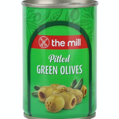 The Mill Pitted Green Olives 300g Tin
